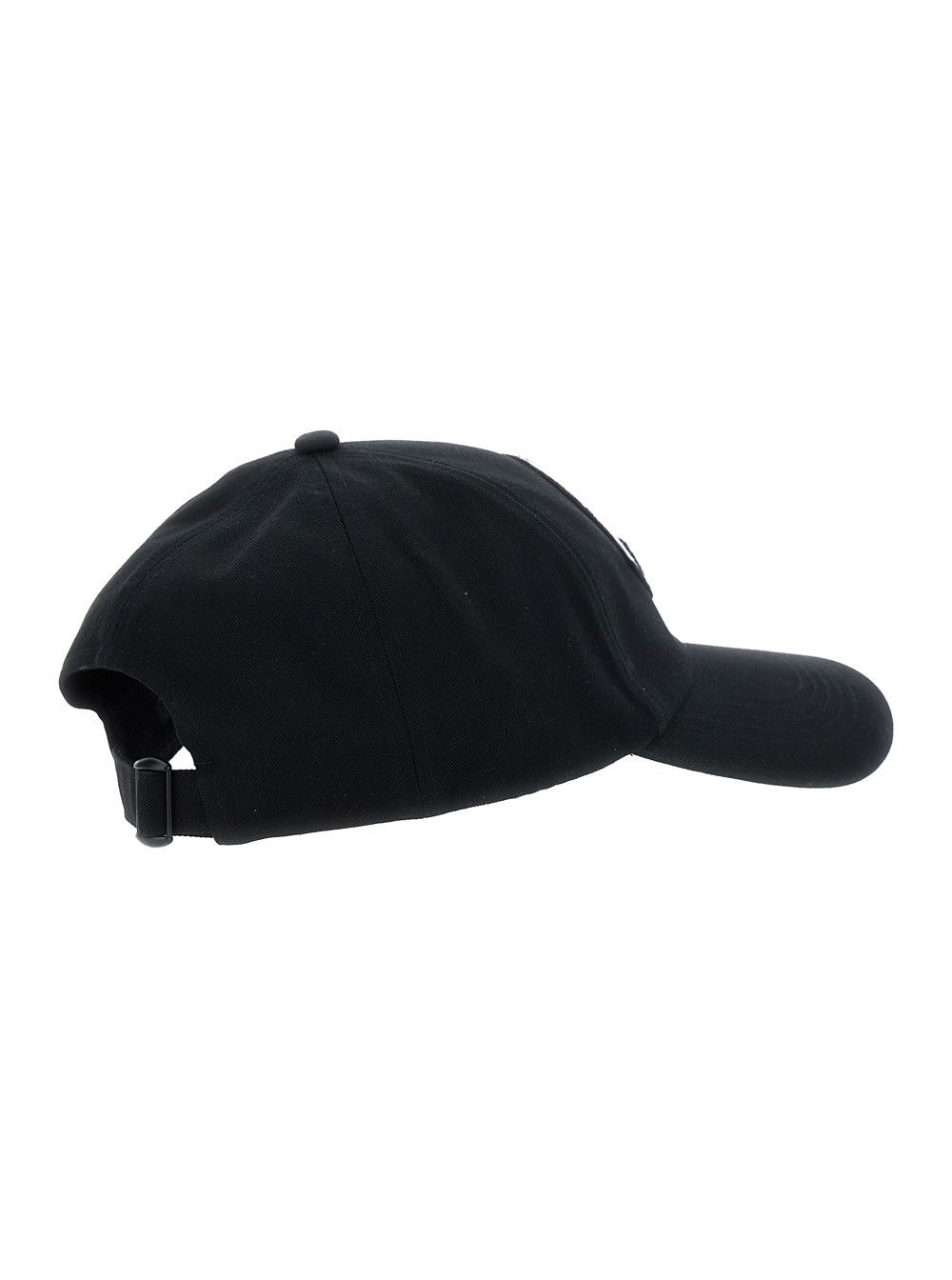 Moncler Black Baseball Cap with Logo Embroidery on the Front in Cotton Woman Size ONE SIZE - 2 Thumbnail