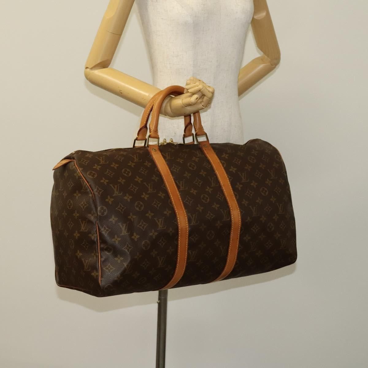 Louis Vuitton Louis Vuitton Keepall 50 travel Size ONE SIZE - 15 Thumbnail