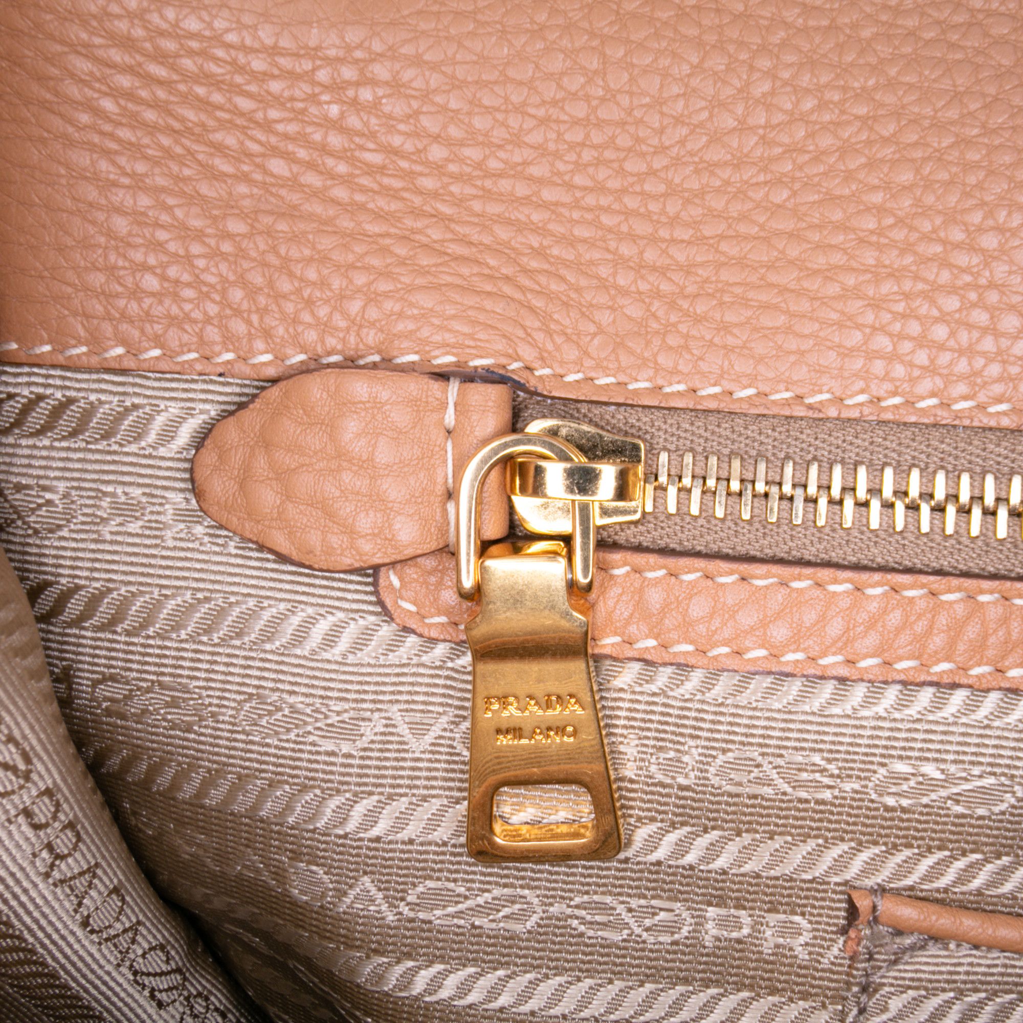 Prada Prada Large Vitello Daino Double Zip Satchel Size ONE SIZE - 7 Thumbnail