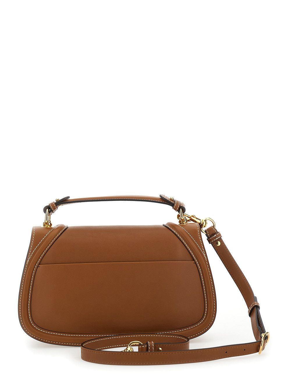 Gucci 'Blondie' Brown Handbag with Logo Detail on Front in Leather Woman Size ONE SIZE - 4 Thumbnail