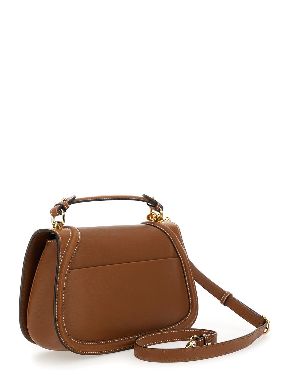 Gucci 'Blondie' Brown Handbag with Logo Detail on Front in Leather Woman Size ONE SIZE - 3 Thumbnail
