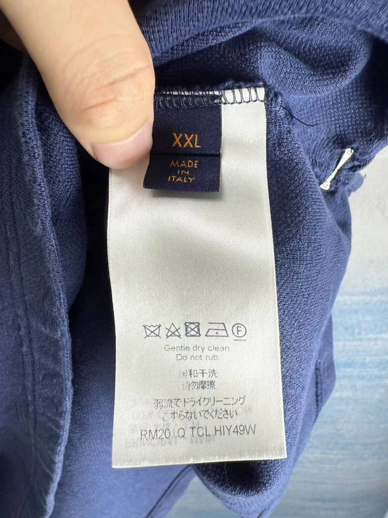 Louis Vuitton Louis Vuitton navy short sleeve XXL Size US XXL / EU 58 / 5 - 4 Thumbnail