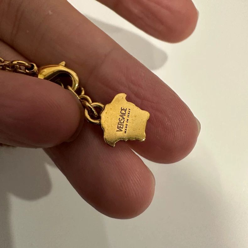 Versace versace logo pendant necklace Size ONE SIZE - 5 Thumbnail