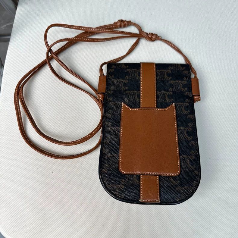 Celine CELINE Triomphe canvas phone bag Size ONE SIZE - 2 Thumbnail