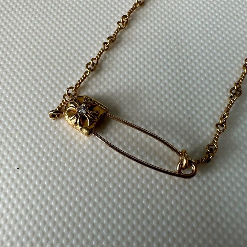 Chrome Hearts Chrome Hearts 22k white diamond necklace Size ONE SIZE - 2 Thumbnail