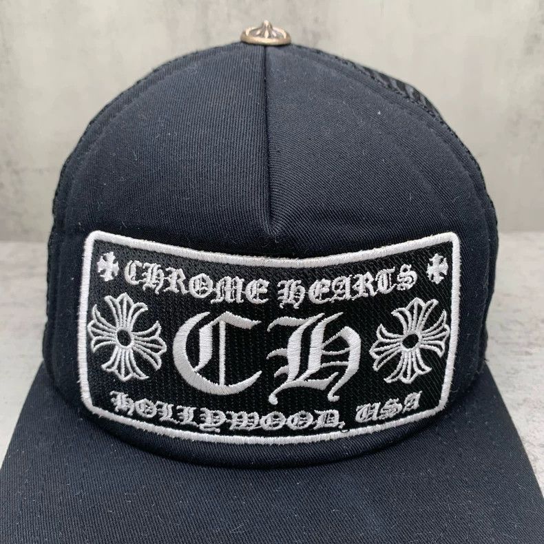 Chrome Hearts chrome hearts black embroidered hat Size ONE SIZE - 4 Thumbnail