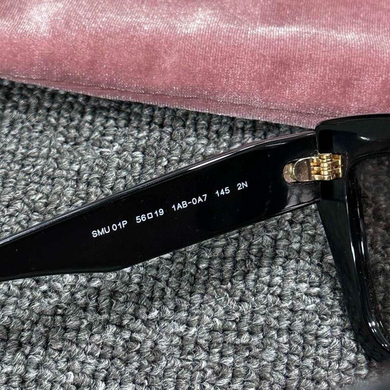 Miu Miu miumiu black metal logo sunglasses Size ONE SIZE - 5 Thumbnail