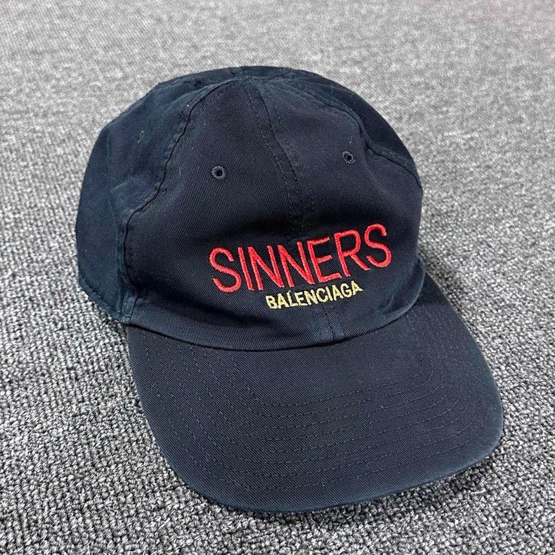 balenciaga letter logo baseball cap