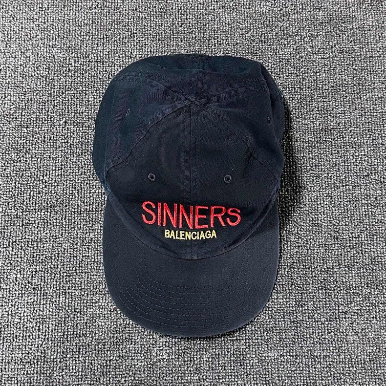 balenciaga letter logo baseball cap