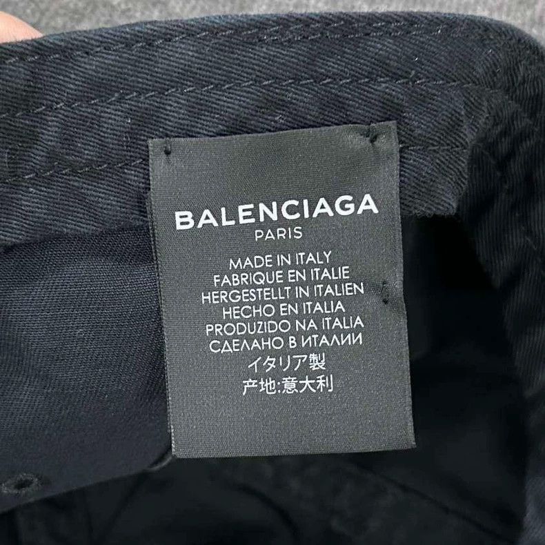 balenciaga letter logo baseball cap