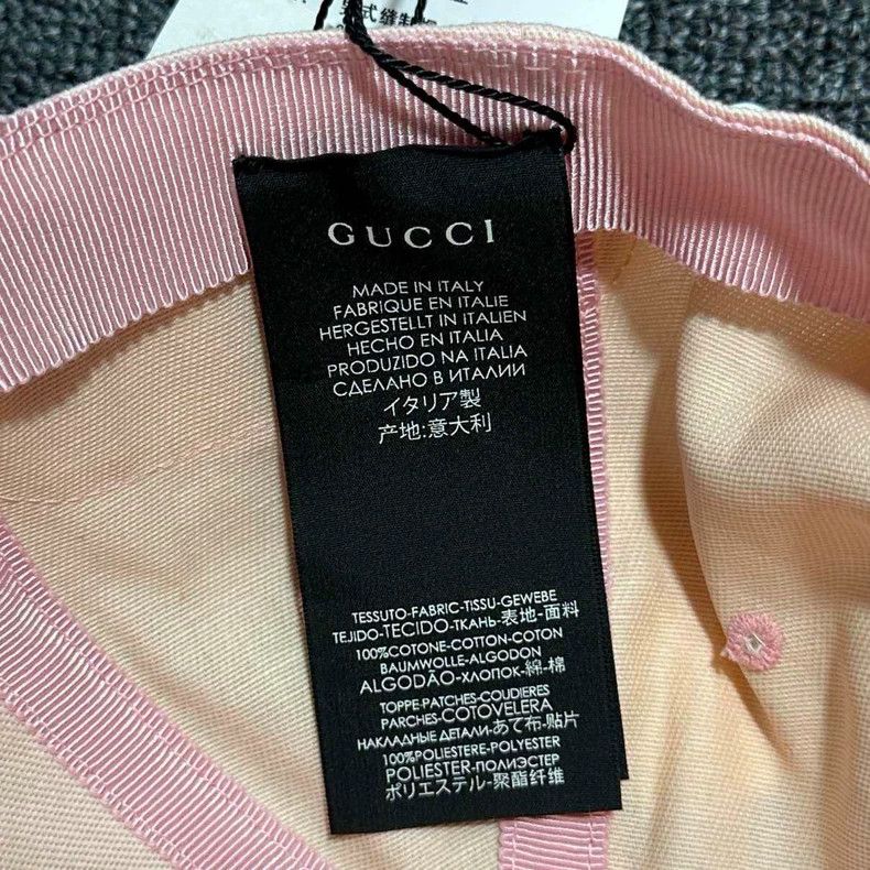 Gucci mlb x gucci pink baseball cap Size ONE SIZE - 7 Thumbnail