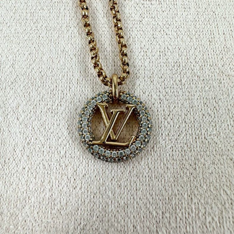 Louis Vuitton louis vuitton gold diamond necklace Size ONE SIZE - 5 Thumbnail