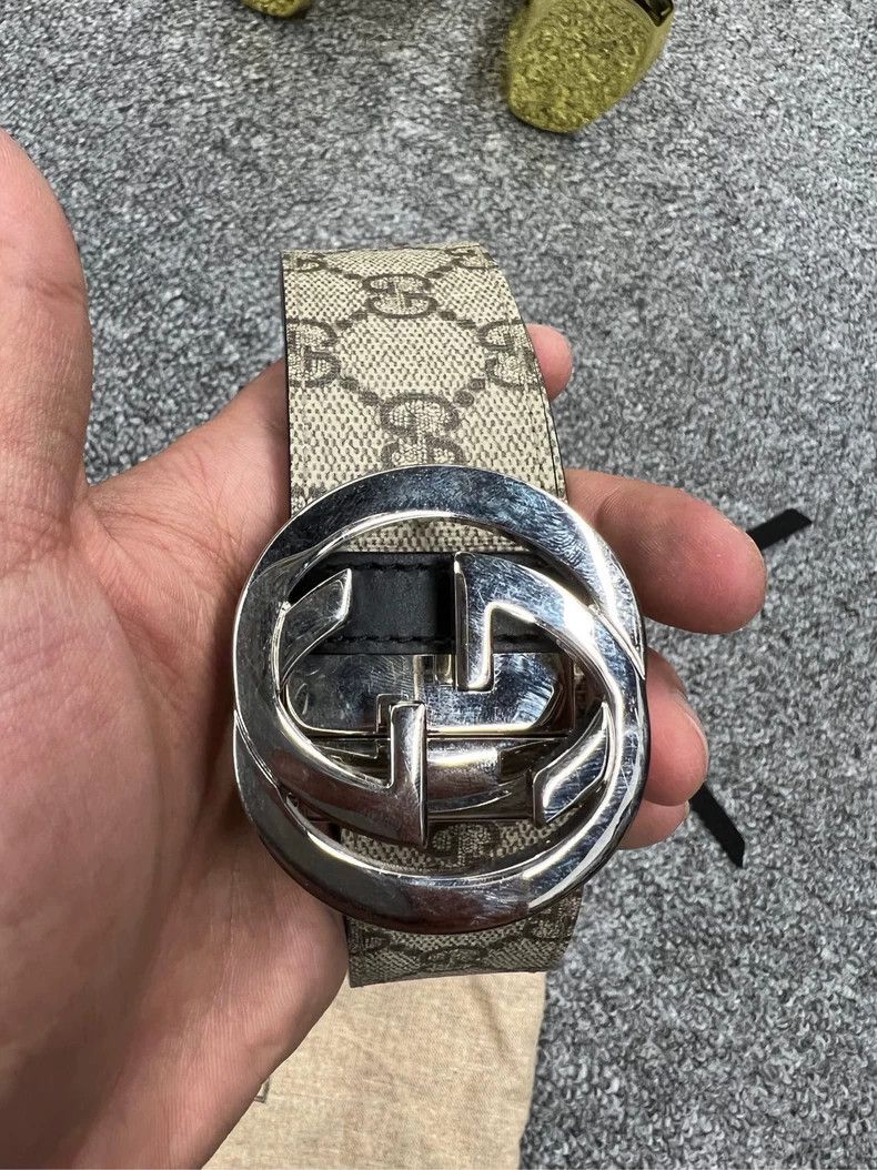Gucci gucci double g print belt Size ONE SIZE - 2 Thumbnail
