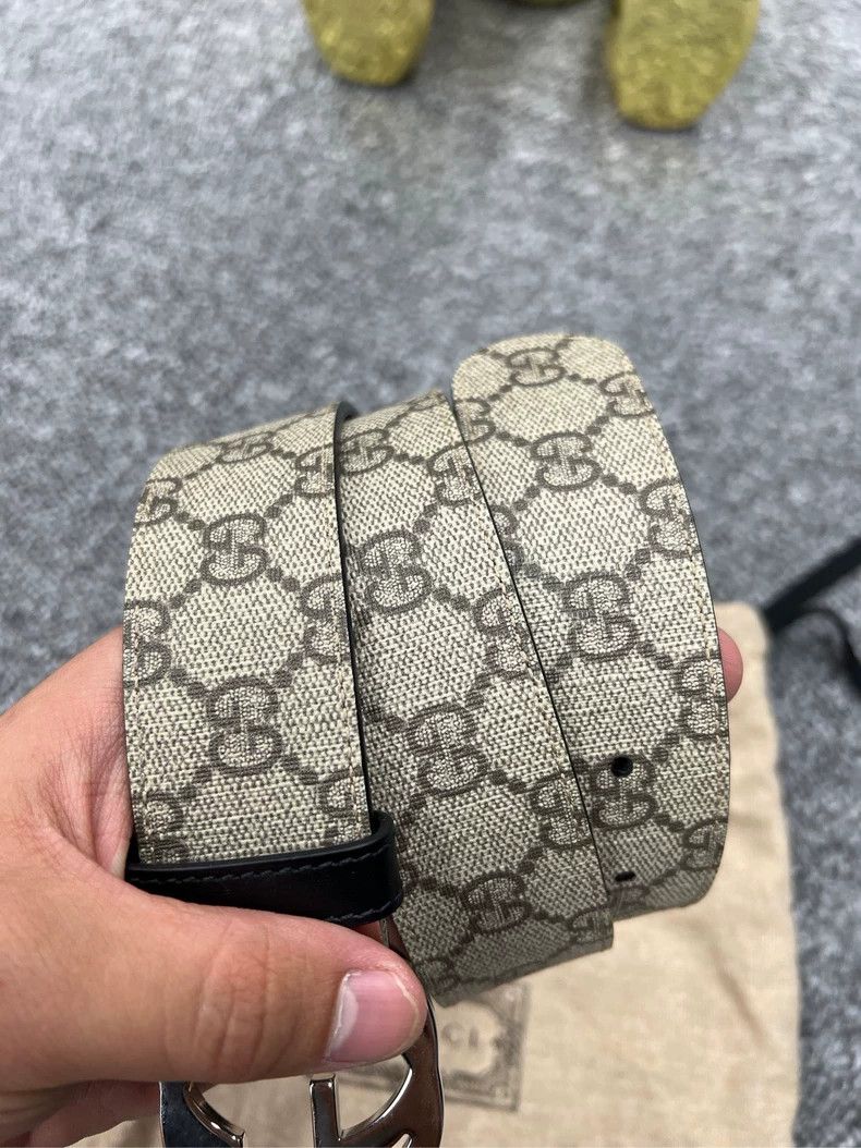 Gucci gucci double g print belt Size ONE SIZE - 3 Thumbnail