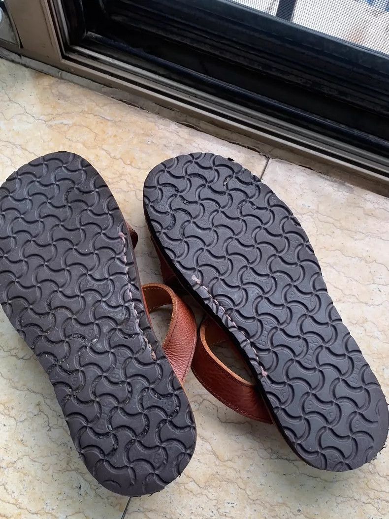 Japanese Brand rolling dub trio leather sandals Size US 7 / EU 40 - 2 Thumbnail