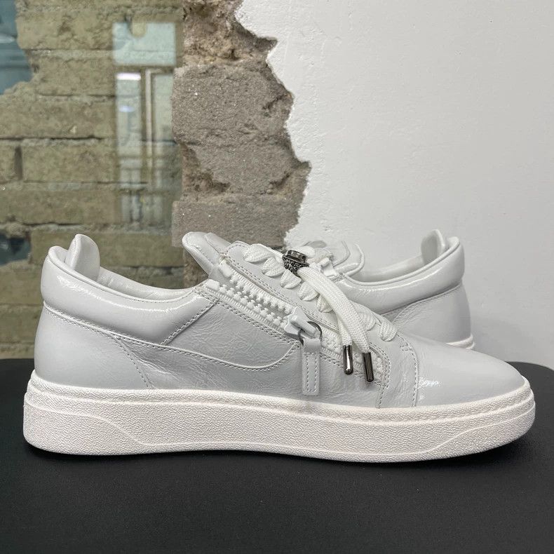 Giuseppe Zanotti giuseppe zanotti white lowtop sneakers Size US 10 / EU 43 - 4 Thumbnail