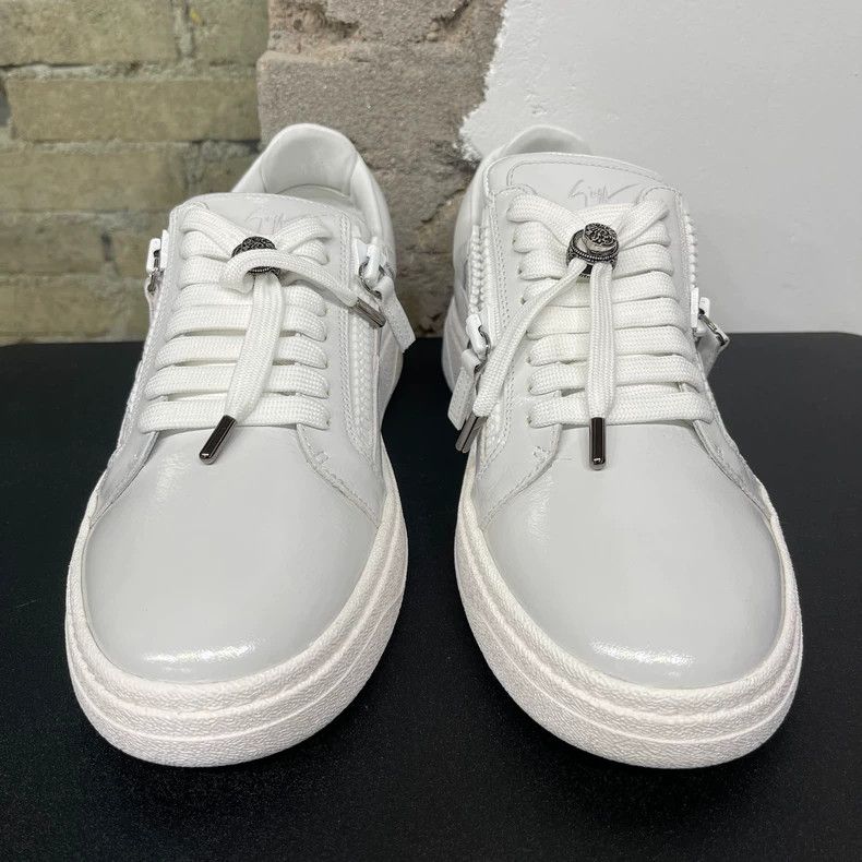 Giuseppe Zanotti giuseppe zanotti white lowtop sneakers Size US 10 / EU 43 - 6 Thumbnail