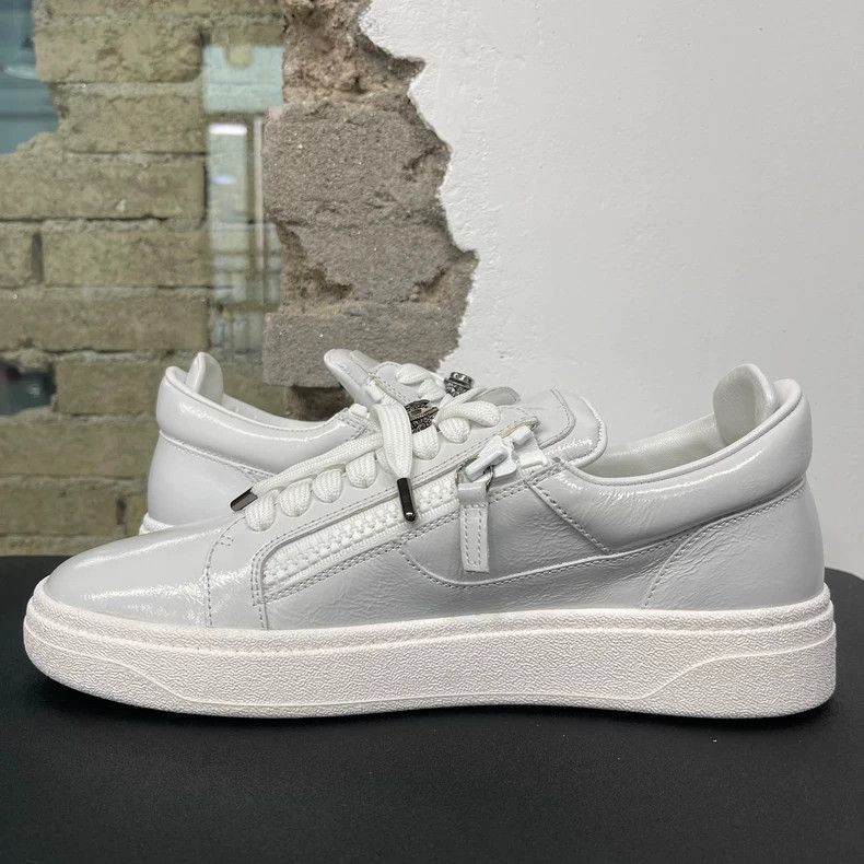 Giuseppe Zanotti giuseppe zanotti white lowtop sneakers Size US 10 / EU 43 - 5 Thumbnail