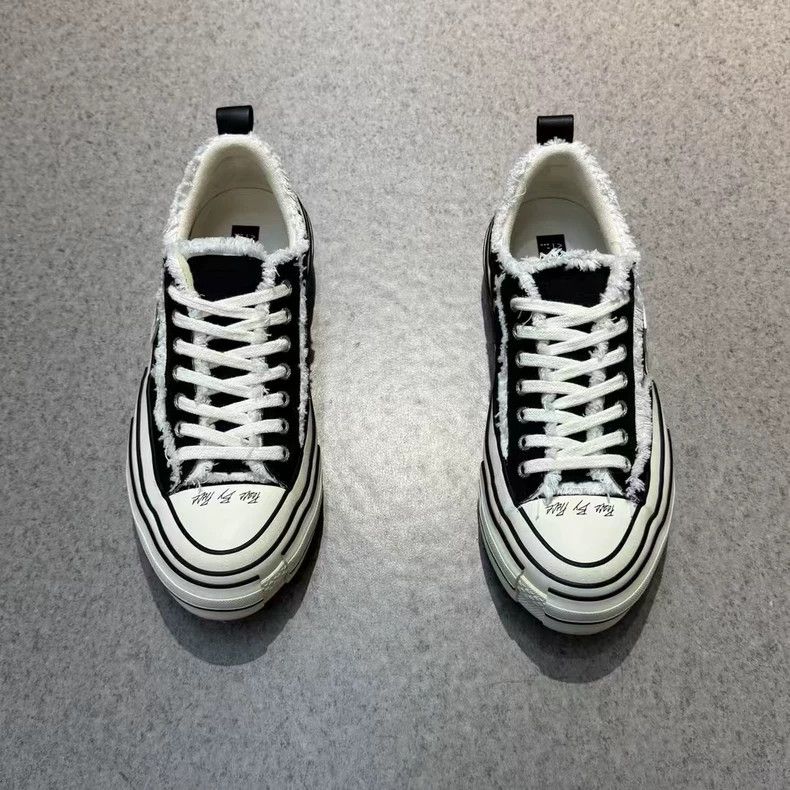 xVESSEL xvessel black and white lowtop sneakers Size US 12 / EU 45 - 5 Thumbnail