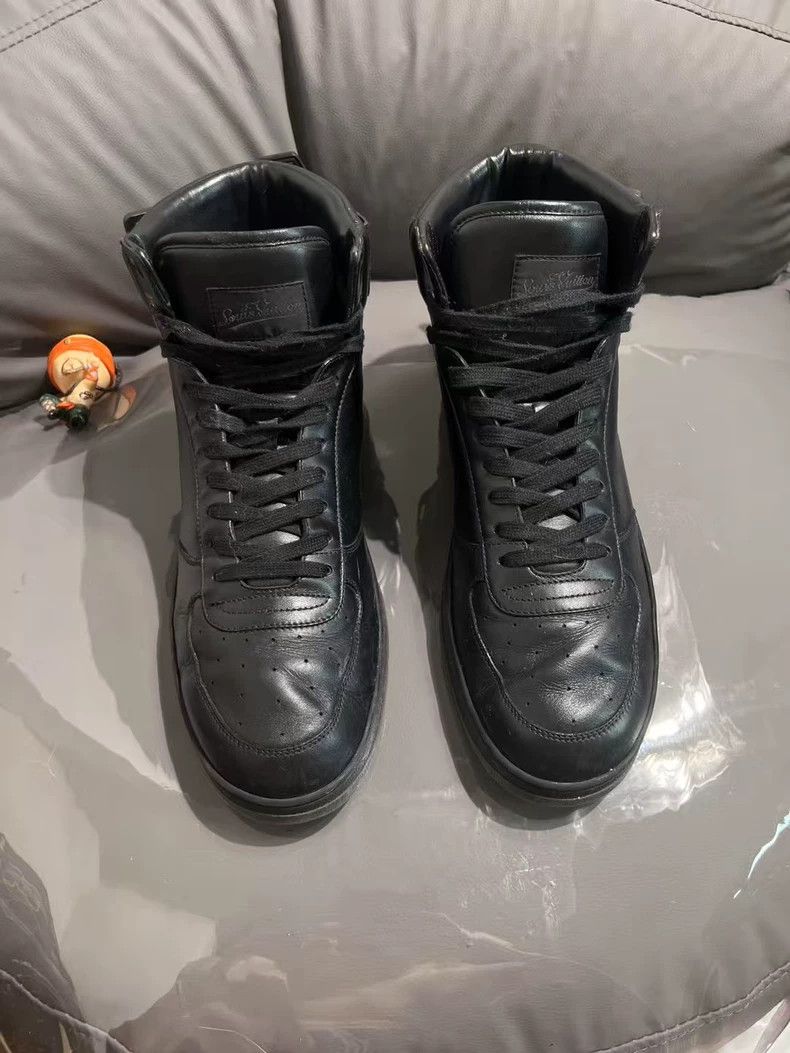 Louis Vuitton lv black high top men's shoes Size US 8 / EU 41 - 2 Thumbnail