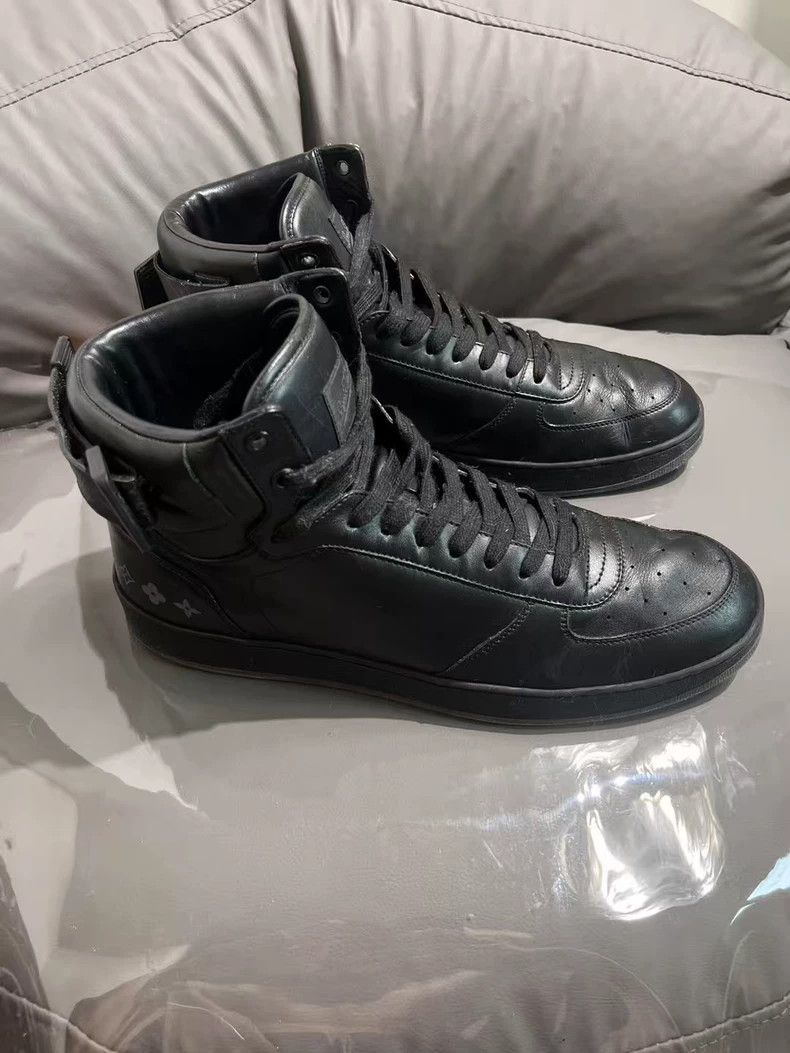 Louis Vuitton lv black high top men's shoes Size US 8 / EU 41 - 3 Thumbnail