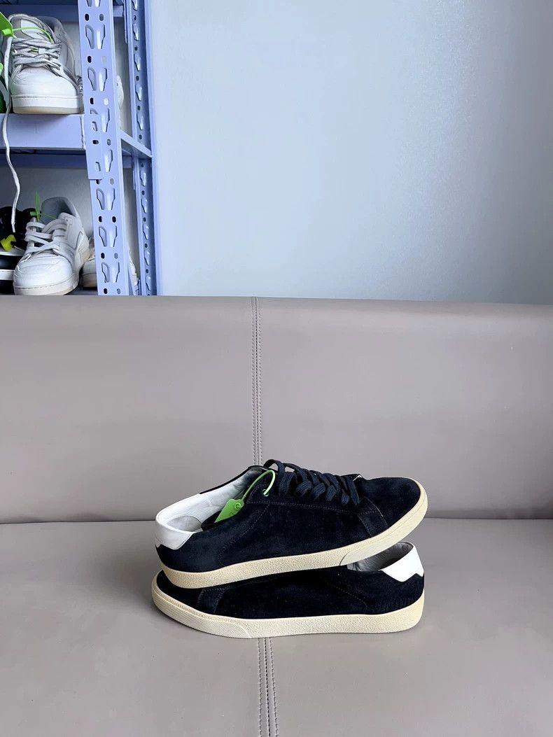 Yves Saint Laurent Saint Laurent Black Low-Top Sneakers Size US 8 / EU 41 - 8 Thumbnail