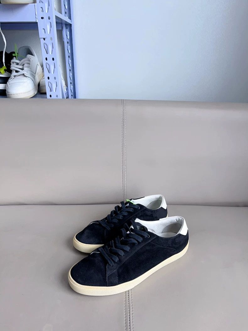 Yves Saint Laurent Saint Laurent Black Low-Top Sneakers Size US 8 / EU 41 - 2 Thumbnail