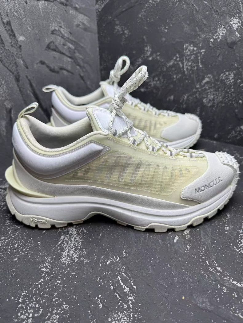 Moncler moncler white outdoor sneakers Size US 10 / EU 43 - 5 Thumbnail