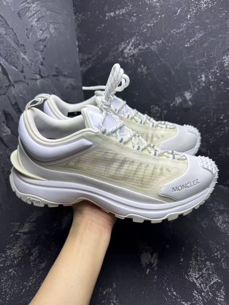 Moncler moncler white outdoor sneakers Size US 10 / EU 43 - 6 Thumbnail