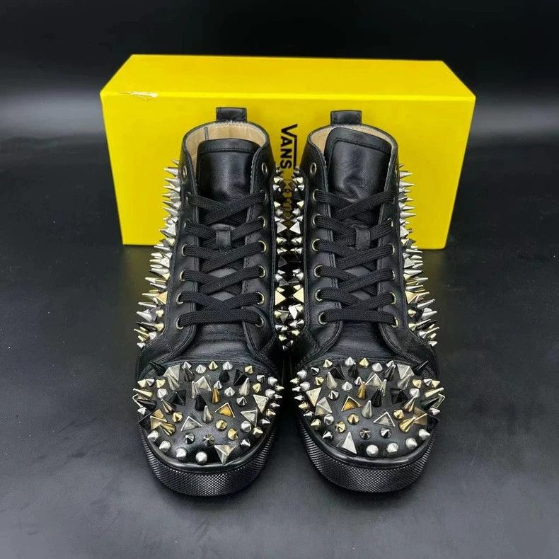 Christian Louboutin christian louboutin spiked high top sneakers Size US 10 / EU 43 - 2 Thumbnail