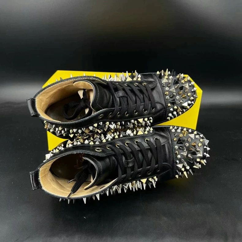 Christian Louboutin christian louboutin spiked high top sneakers Size US 10 / EU 43 - 5 Thumbnail