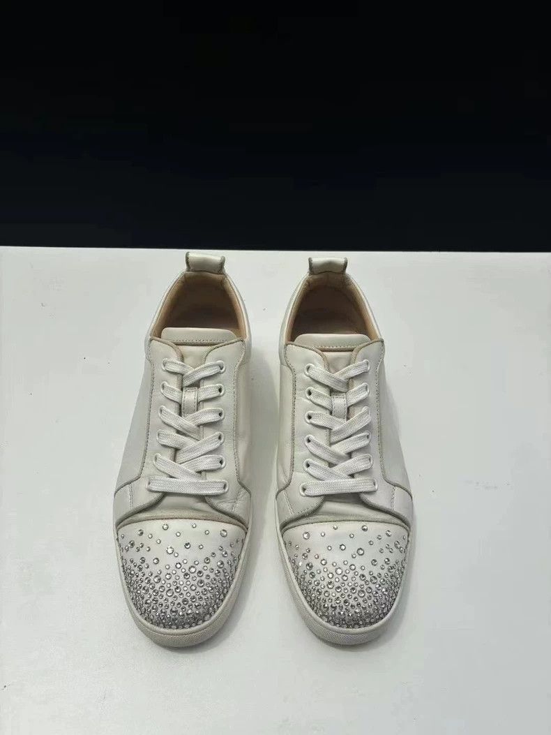 Common Projects white lowtop sneakers with embellishments Size US 9.5 / EU 42-43 - 2 Thumbnail