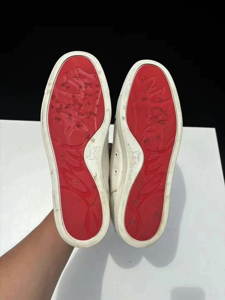 Common Projects white lowtop sneakers with embellishments Size US 9.5 / EU 42-43 - 7 Thumbnail