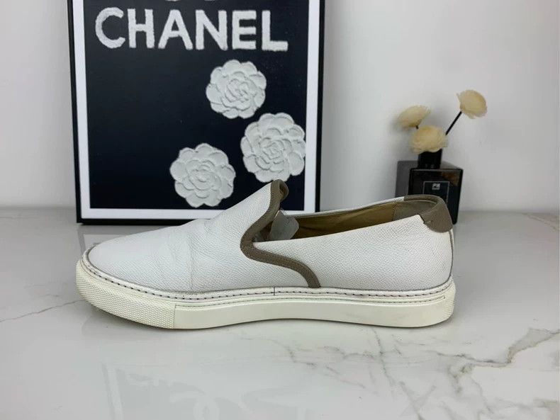Hermes hermes white slip on sneakers Size US 10 / EU 43 - 5 Thumbnail