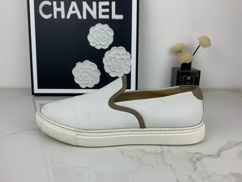 Hermes hermes white slip on sneakers Size US 10 / EU 43 - 4 Thumbnail