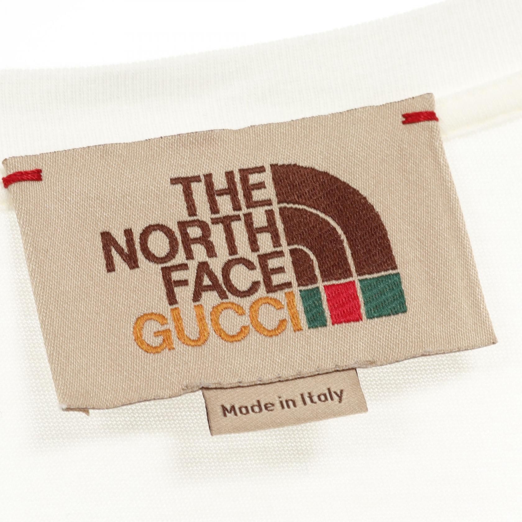 Gucci Gucci Gucci GUCCI × THE NORTH FACE Cotton Top Cotton Tops 615044 Size ONE SIZE - 3 Thumbnail