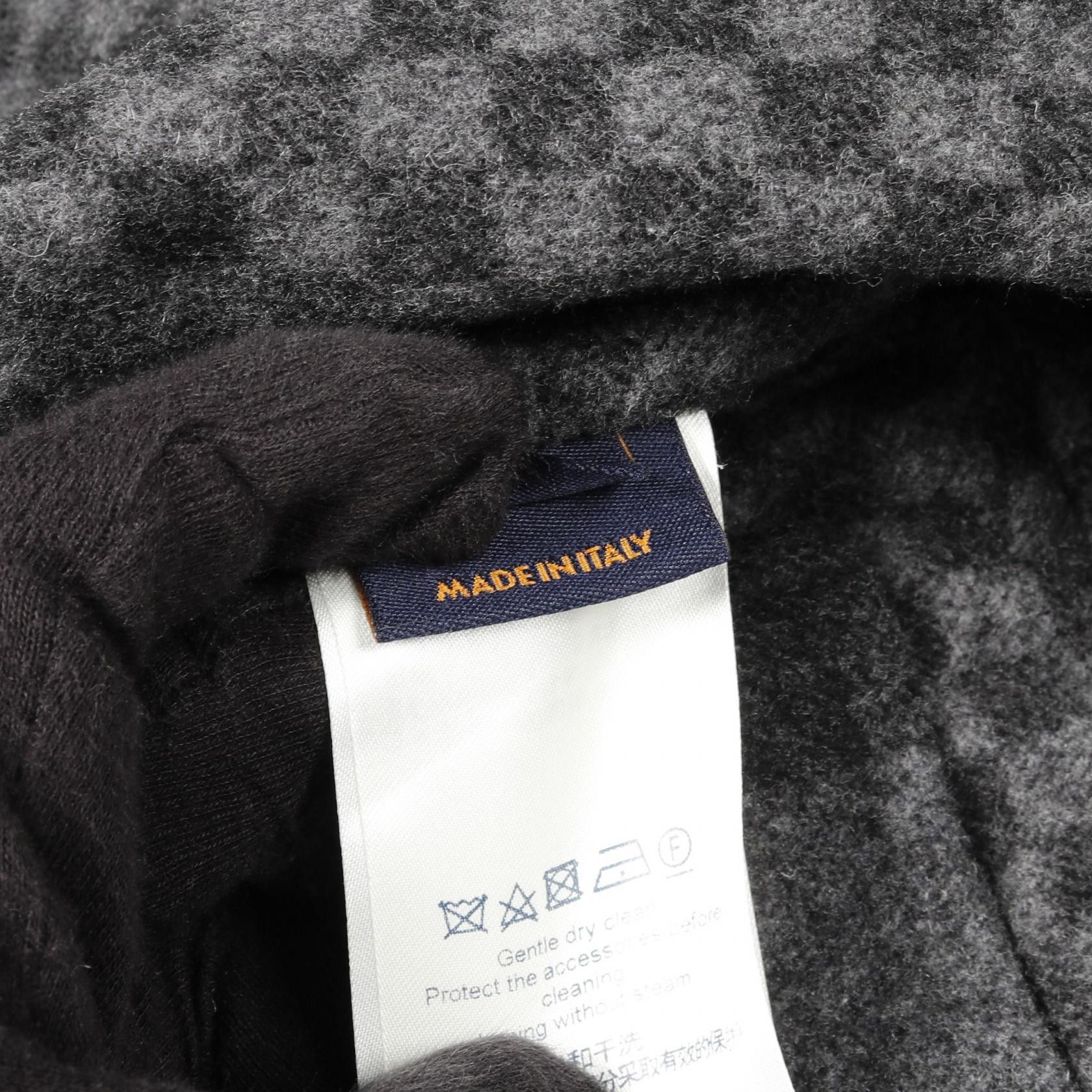 Louis Vuitton Louis Vuitton Louis Vuitton LOUIS VUITTON × NIGO Giant Damier Wool Coat Cotton Outerwear RM202M XEP HJC03W Size ONE SIZE - 6 Thumbnail