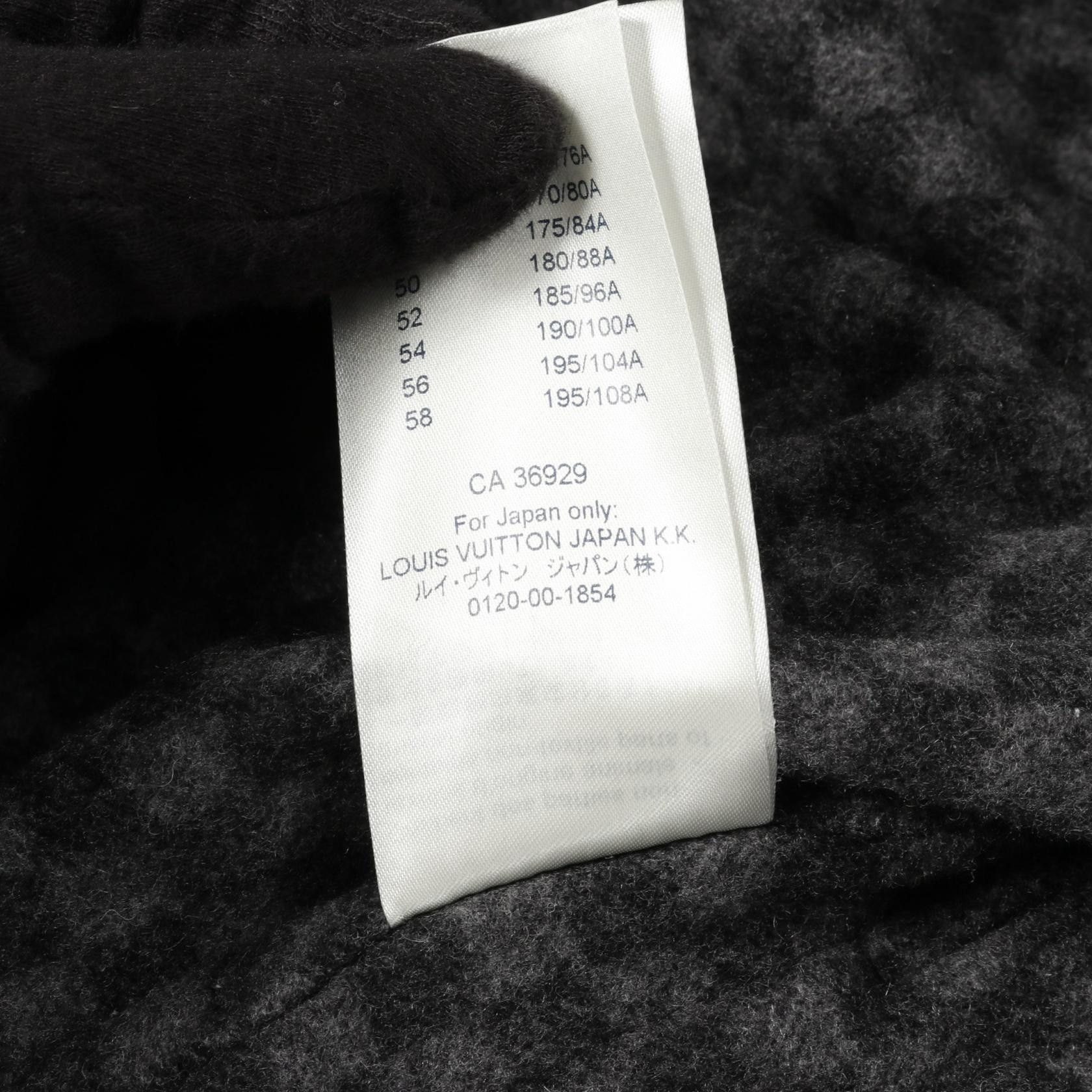 Louis Vuitton Louis Vuitton Louis Vuitton LOUIS VUITTON × NIGO Giant Damier Wool Coat Cotton Outerwear RM202M XEP HJC03W Size ONE SIZE - 4 Thumbnail