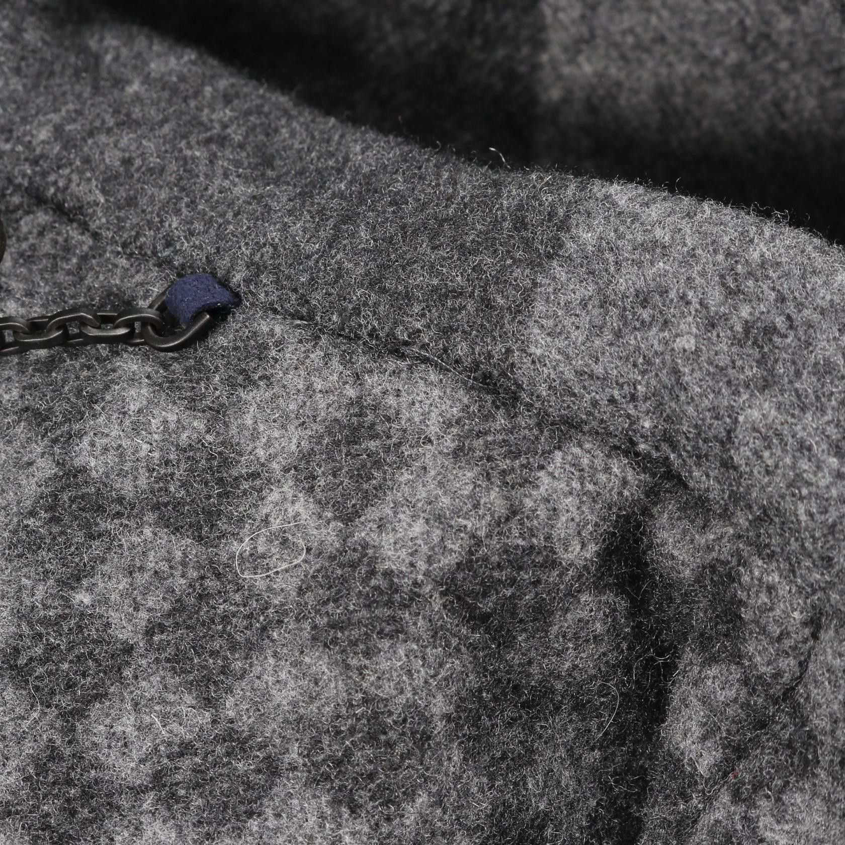 Louis Vuitton Louis Vuitton Louis Vuitton LOUIS VUITTON × NIGO Giant Damier Wool Coat Cotton Outerwear RM202M XEP HJC03W Size ONE SIZE - 7 Thumbnail