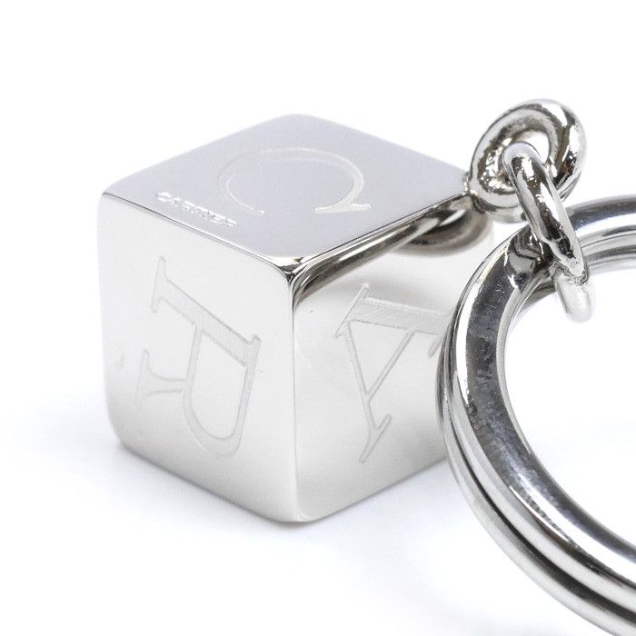 Cartier Cartier Cartier Decor Dice Key Holder Metal Key Chain T1220156 Size ONE SIZE - 3 Thumbnail