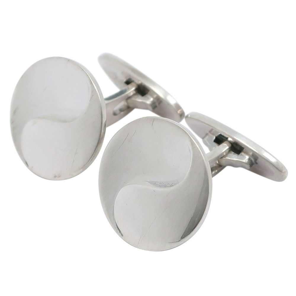 Other Other Georg Jensen #393 Silver 925 Cufflinks Metal Cufflinks 393 DUTY FREE for USA Size ONE SIZE - 2 Thumbnail