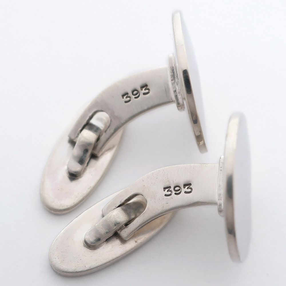 Other Other Georg Jensen #393 Silver 925 Cufflinks Metal Cufflinks 393 DUTY FREE for USA Size ONE SIZE - 5 Thumbnail