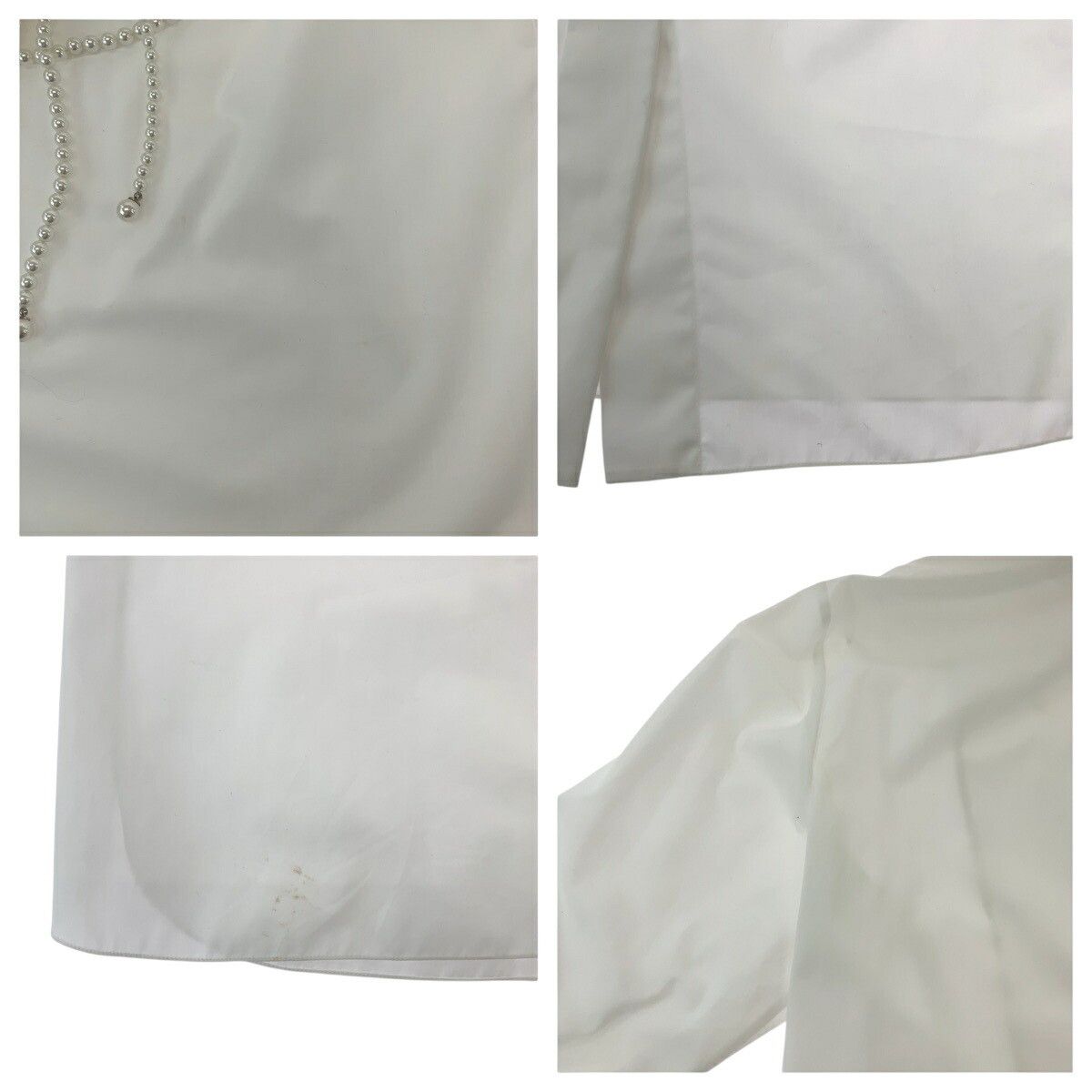 Chanel Chanel CHANEL Coco Mark Sequin Pearl Polyester Shirt Others Dress Shirt P70673V48585 Size ONE SIZE - 18 Thumbnail