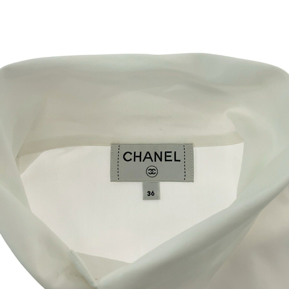 Chanel Chanel CHANEL Coco Mark Sequin Pearl Polyester Shirt Others Dress Shirt P70673V48585 Size ONE SIZE - 5 Thumbnail