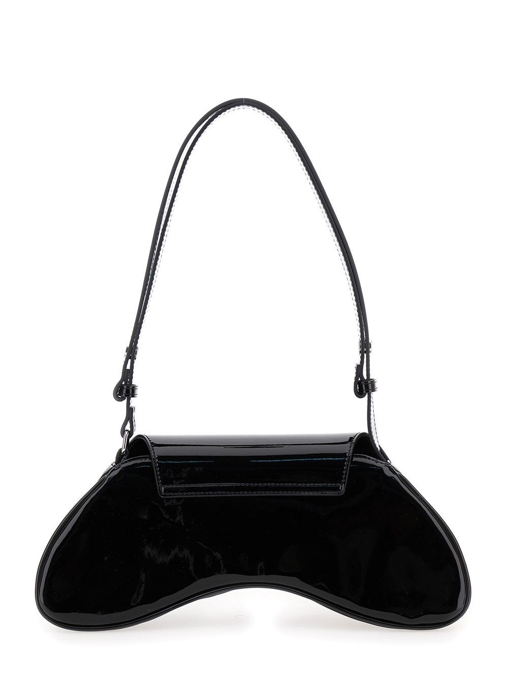 Diesel Shoulder Bag 'Play' with Logo Plaque in Black Tech Fabric for Women Size ONE SIZE - 4 Thumbnail
