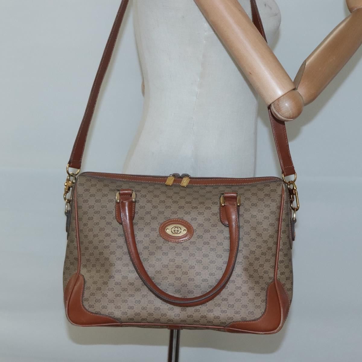 Gucci Gucci Micro Small GG Canvas handbag Size ONE SIZE - 17 Thumbnail
