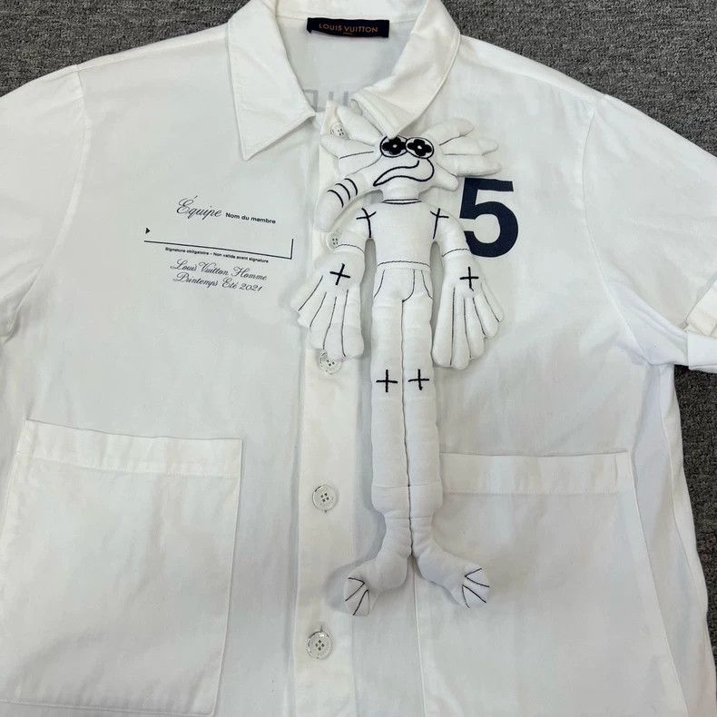 Louis Vuitton Louis Vuitton Short Sleeve Shirt xs Size US XS / EU 42 / 0 - 4 Thumbnail