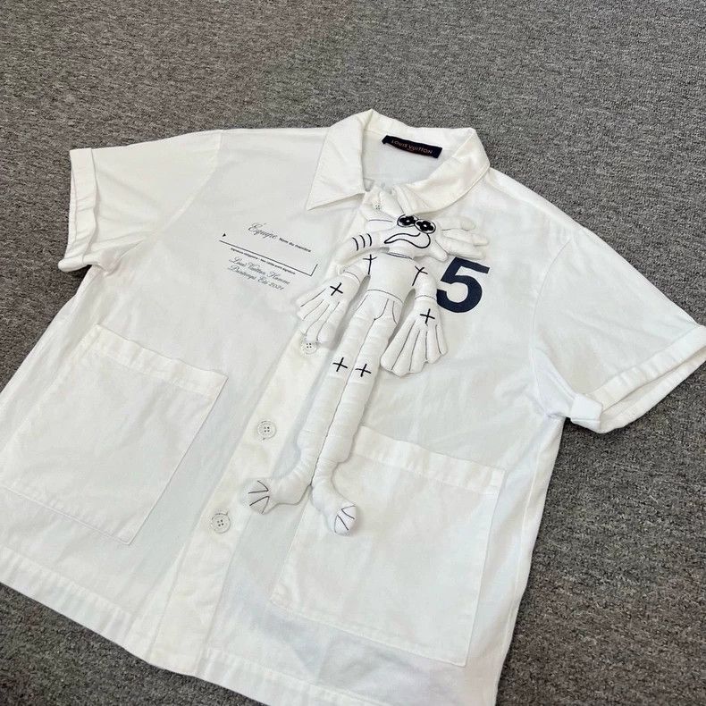 Louis Vuitton Louis Vuitton Short Sleeve Shirt xs Size US XS / EU 42 / 0 - 3 Thumbnail