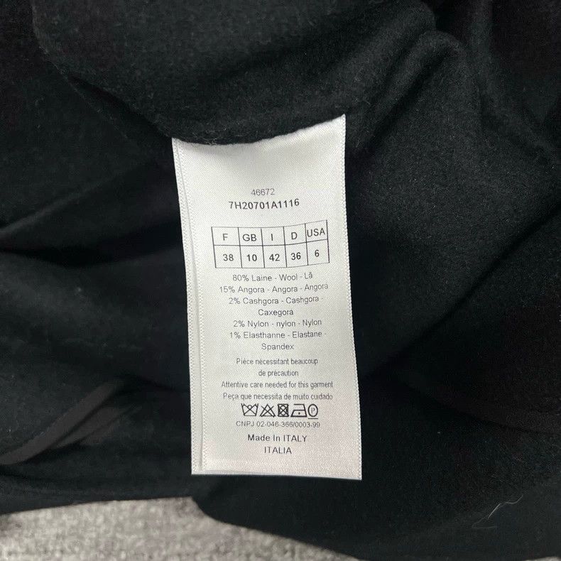 Dior Dior Black Double-Breasted Coat Size US S / EU 44-46 / 1 - 6 Thumbnail