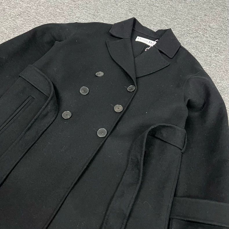 Dior Dior Black Double-Breasted Coat Size US S / EU 44-46 / 1 - 3 Thumbnail